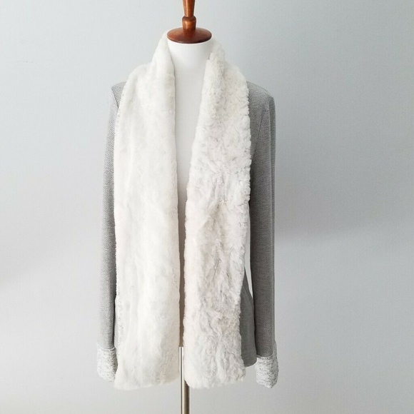 Saturday Sunday Faux Fur Cardigan (Anthropologie) - Picture 6 of 8
